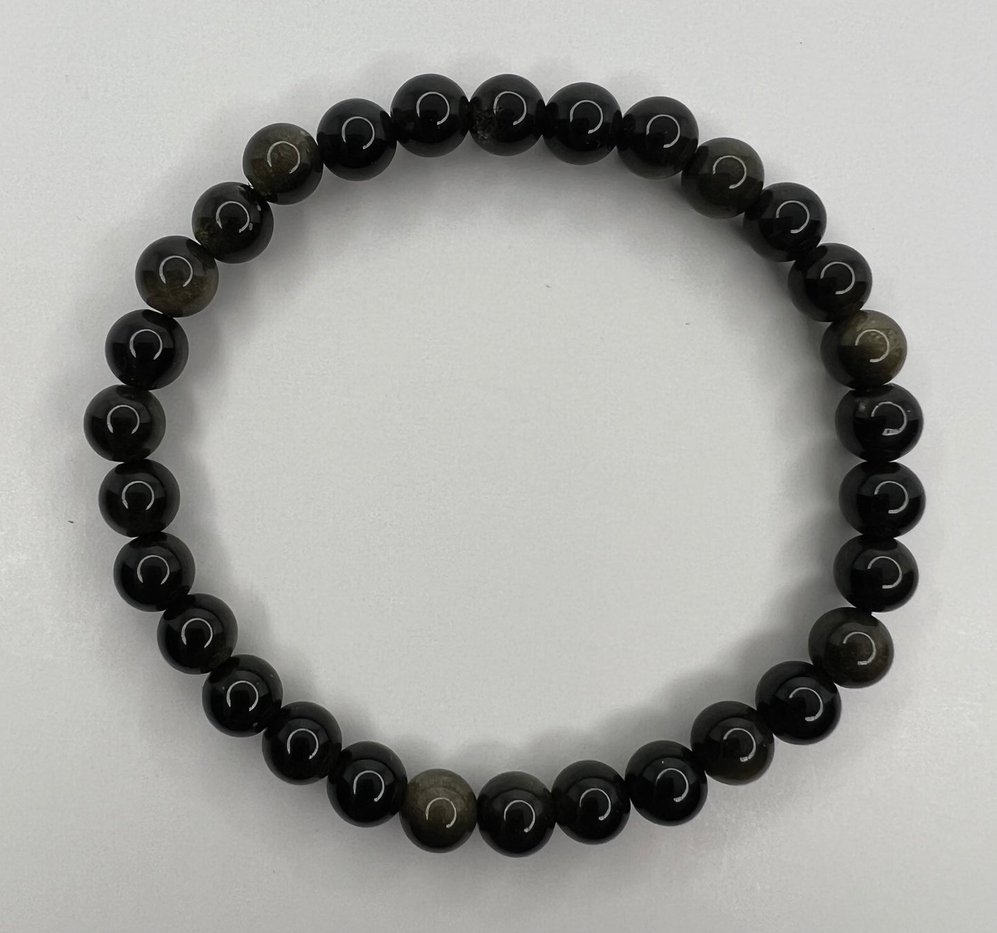 Pulsera De Obsidiana Negra