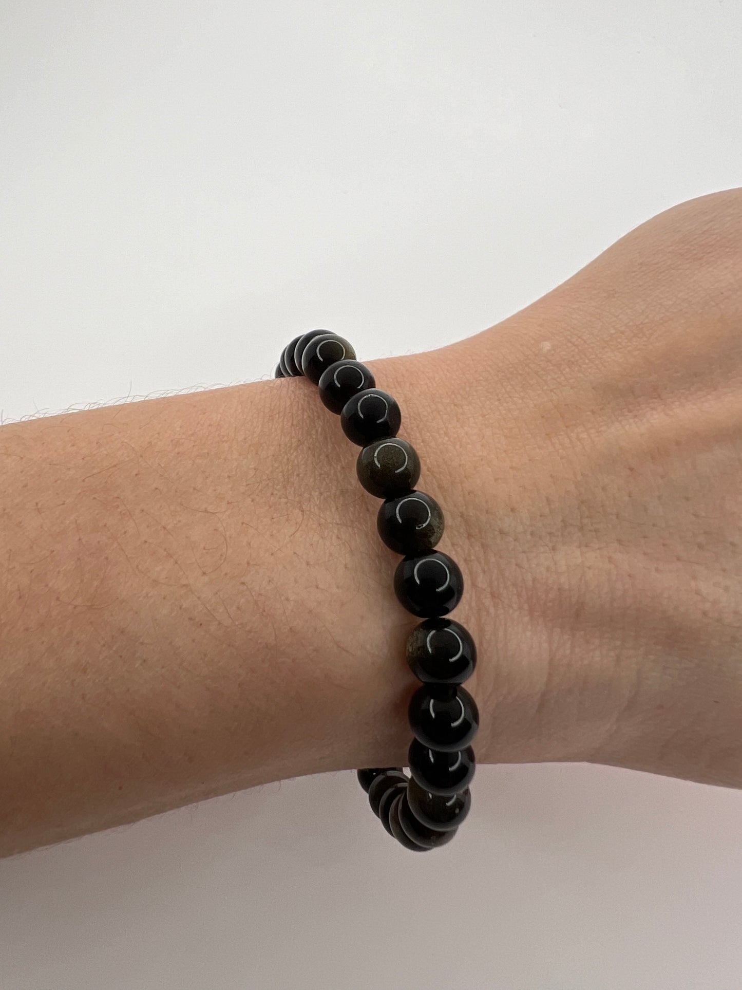 Pulsera De Obsidiana Negra